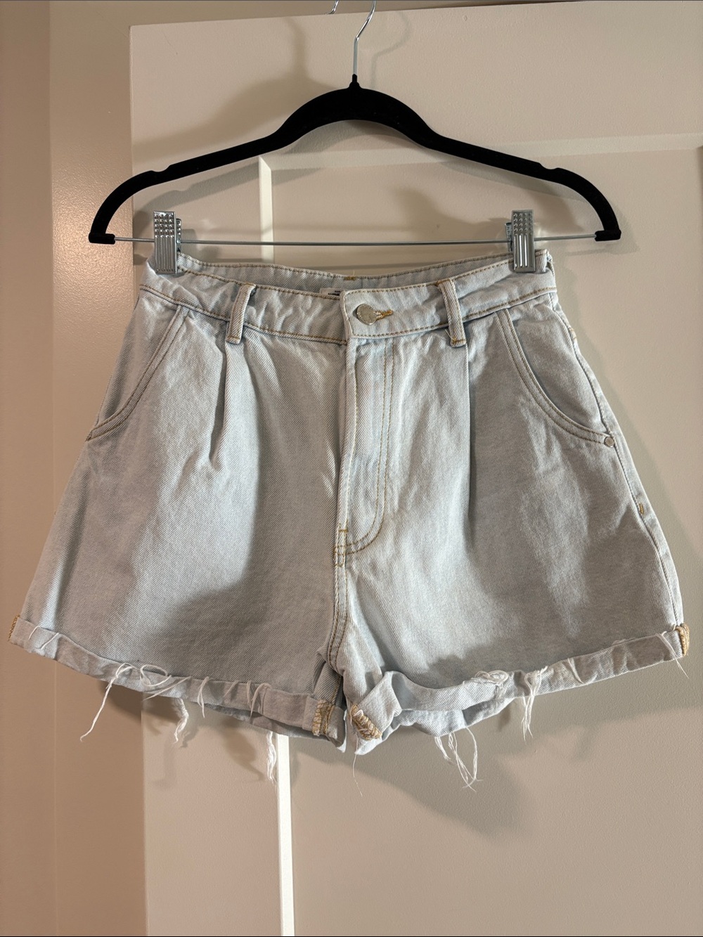 Zara pleaded mom fit shorts 8197/290